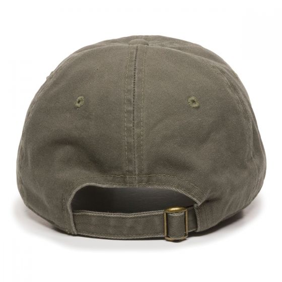 Outdoor Cap Garment Washed Dad Cap w/Tuck & Slide Strap 2