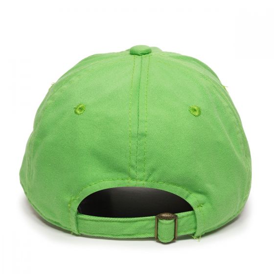 Outdoor Cap Garment Washed Dad Cap w/Tuck & Slide Strap 2