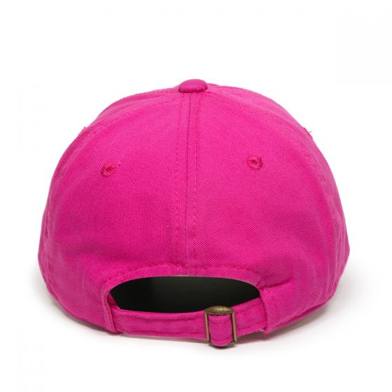 Outdoor Cap Garment Washed Dad Cap w/Tuck & Slide Strap 2