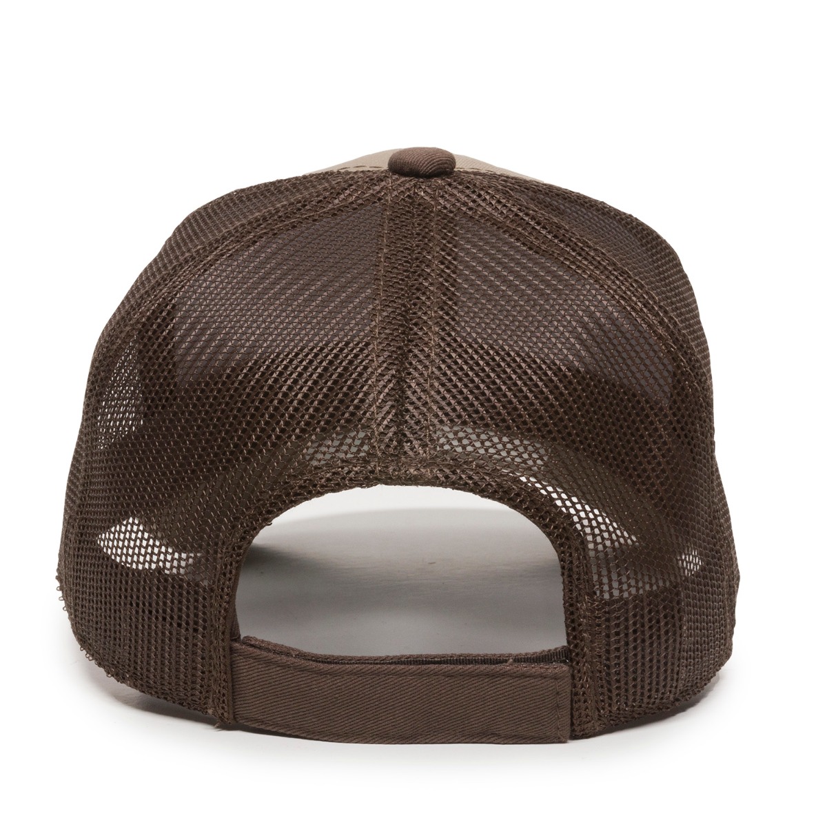 Garment Washed Trucker Hat w/Mesh Back 2