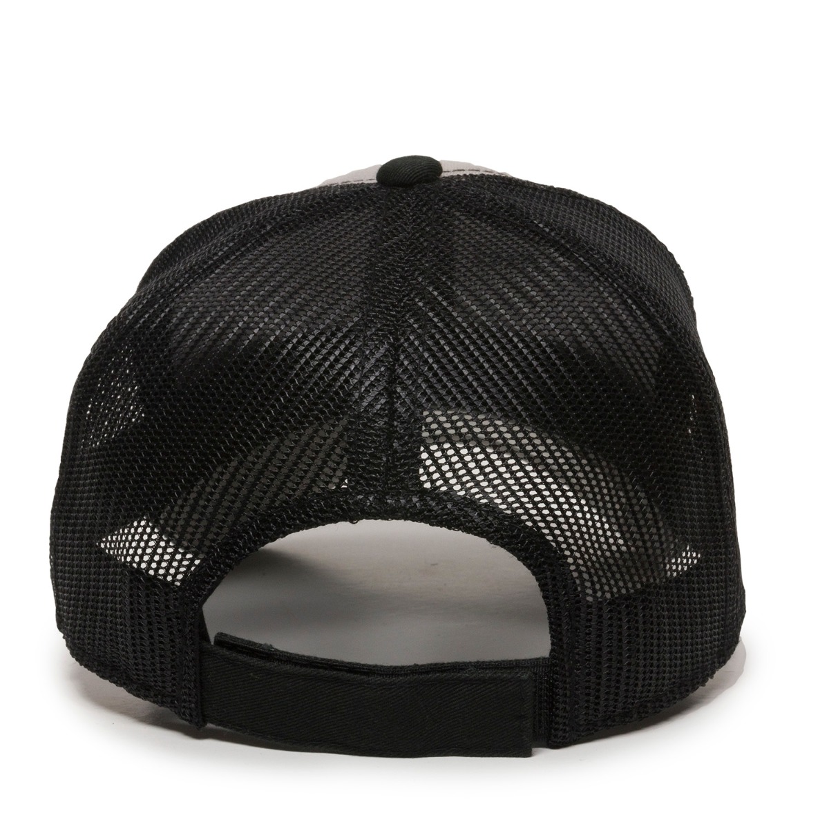 Garment Washed Trucker Hat w/Mesh Back 2