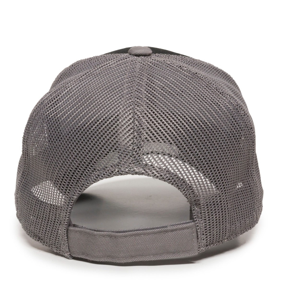 Garment Washed Trucker Hat w/Mesh Back 2