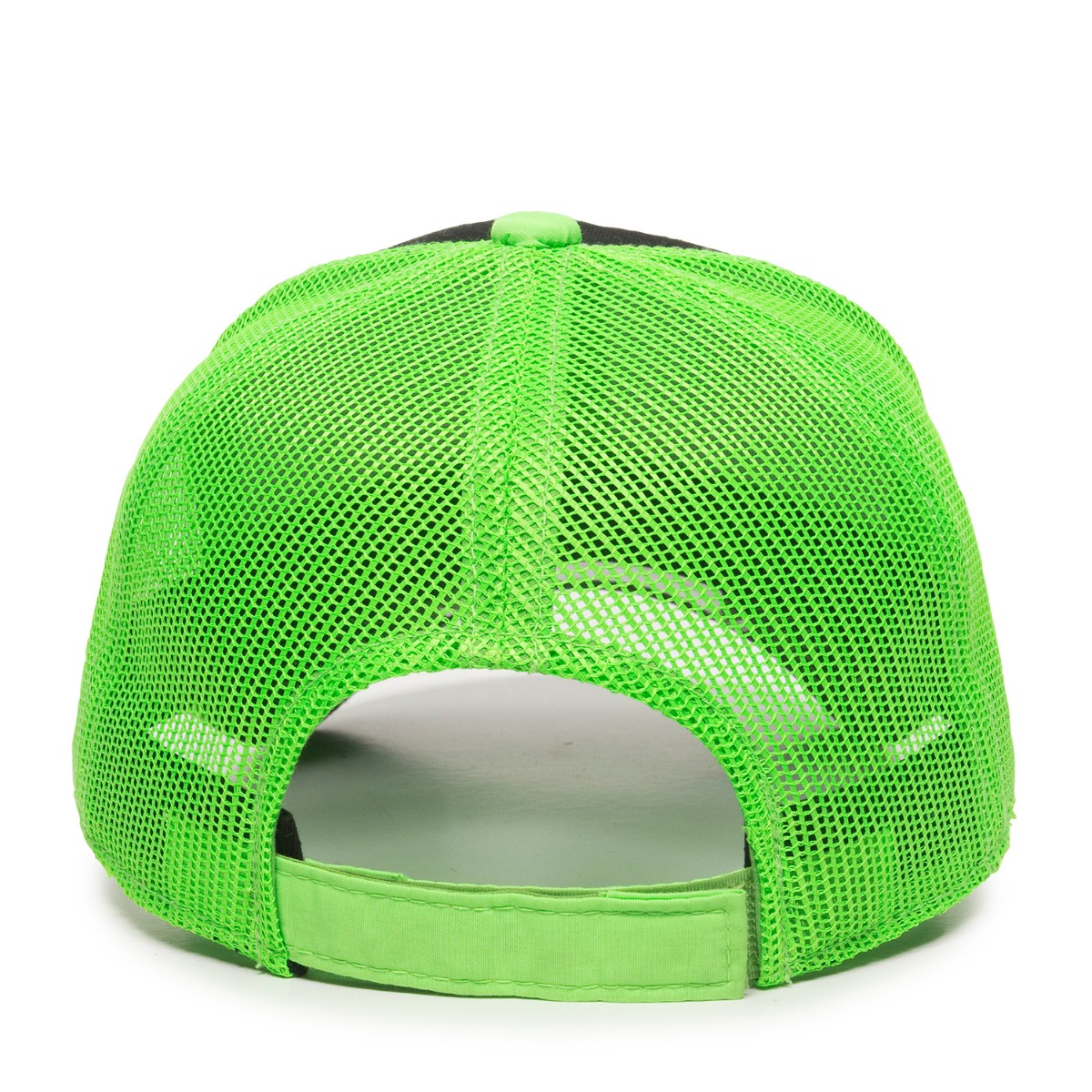 Garment Washed Trucker Hat w/Mesh Back 2