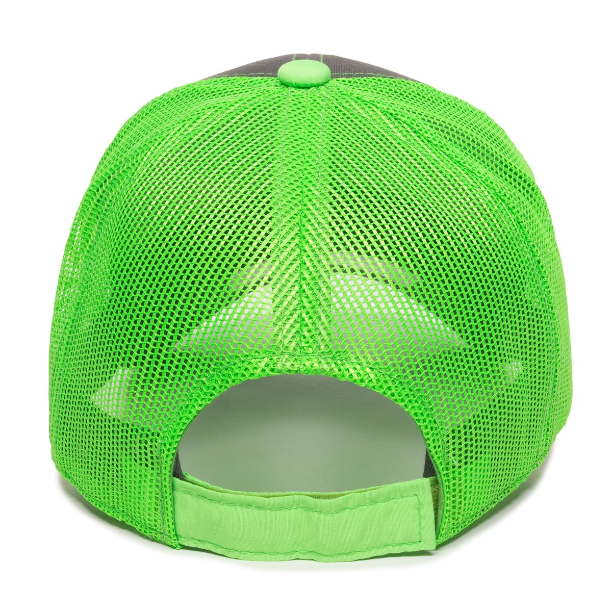 Garment Washed Trucker Hat w/Mesh Back 2