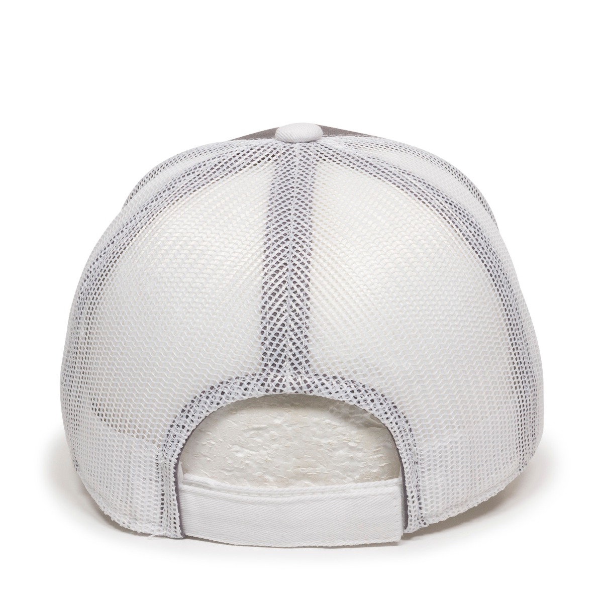 Garment Washed Trucker Hat w/Mesh Back 2