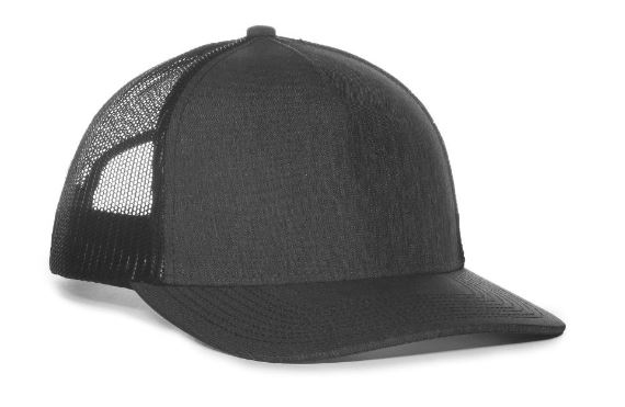 Premium Structured 5-Panel Trucker Hat w/Mesh Back 1