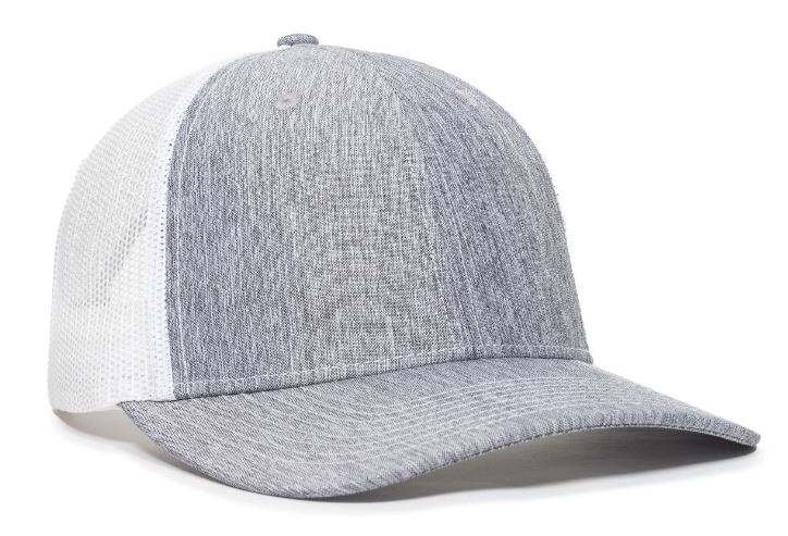 Premium Structured 5-Panel Trucker Hat w/Mesh Back 1