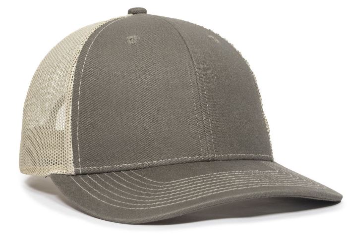 Premium Structured 5-Panel Trucker Hat w/Mesh Back 1