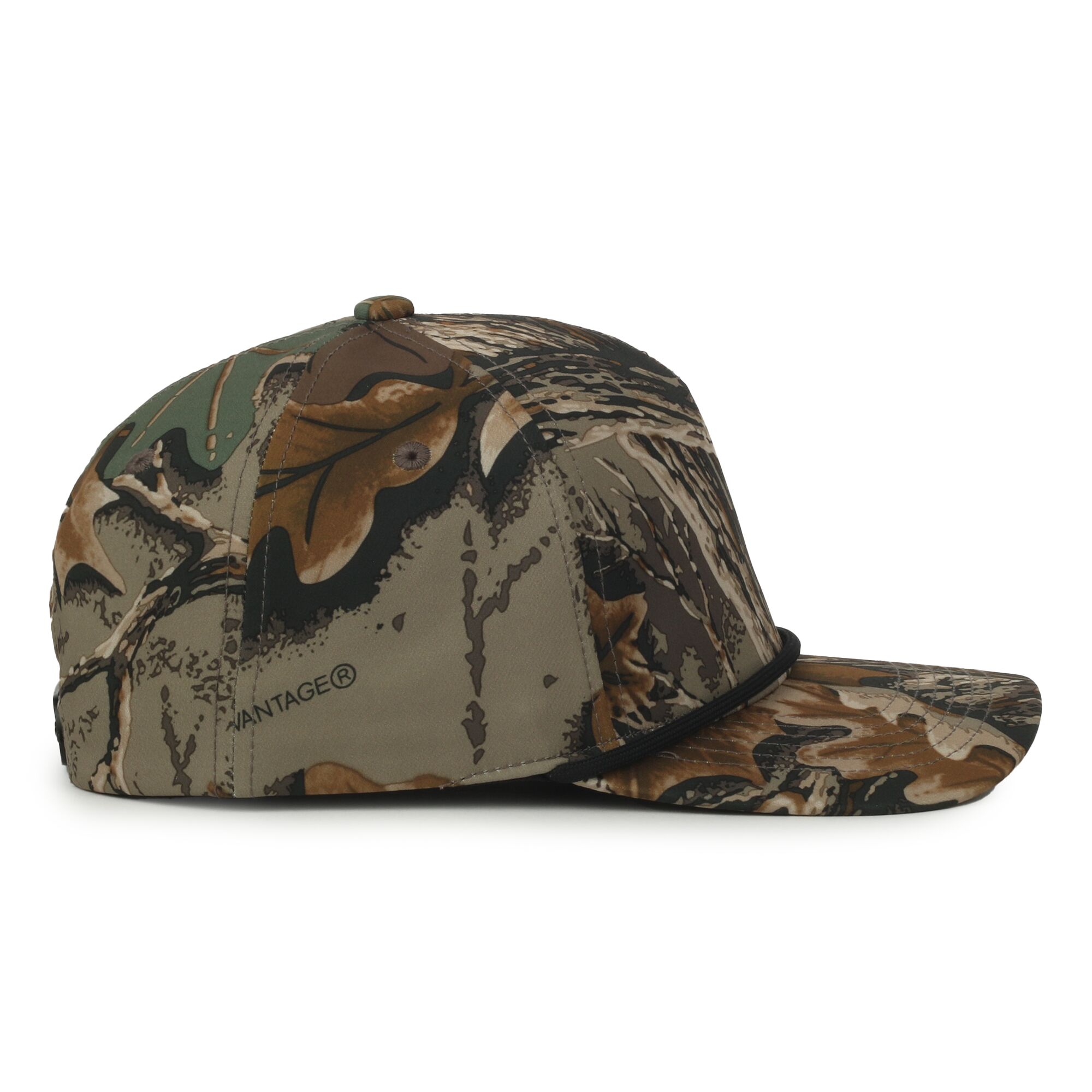 Camo Performance 5-Panel Cap w/Cord 1