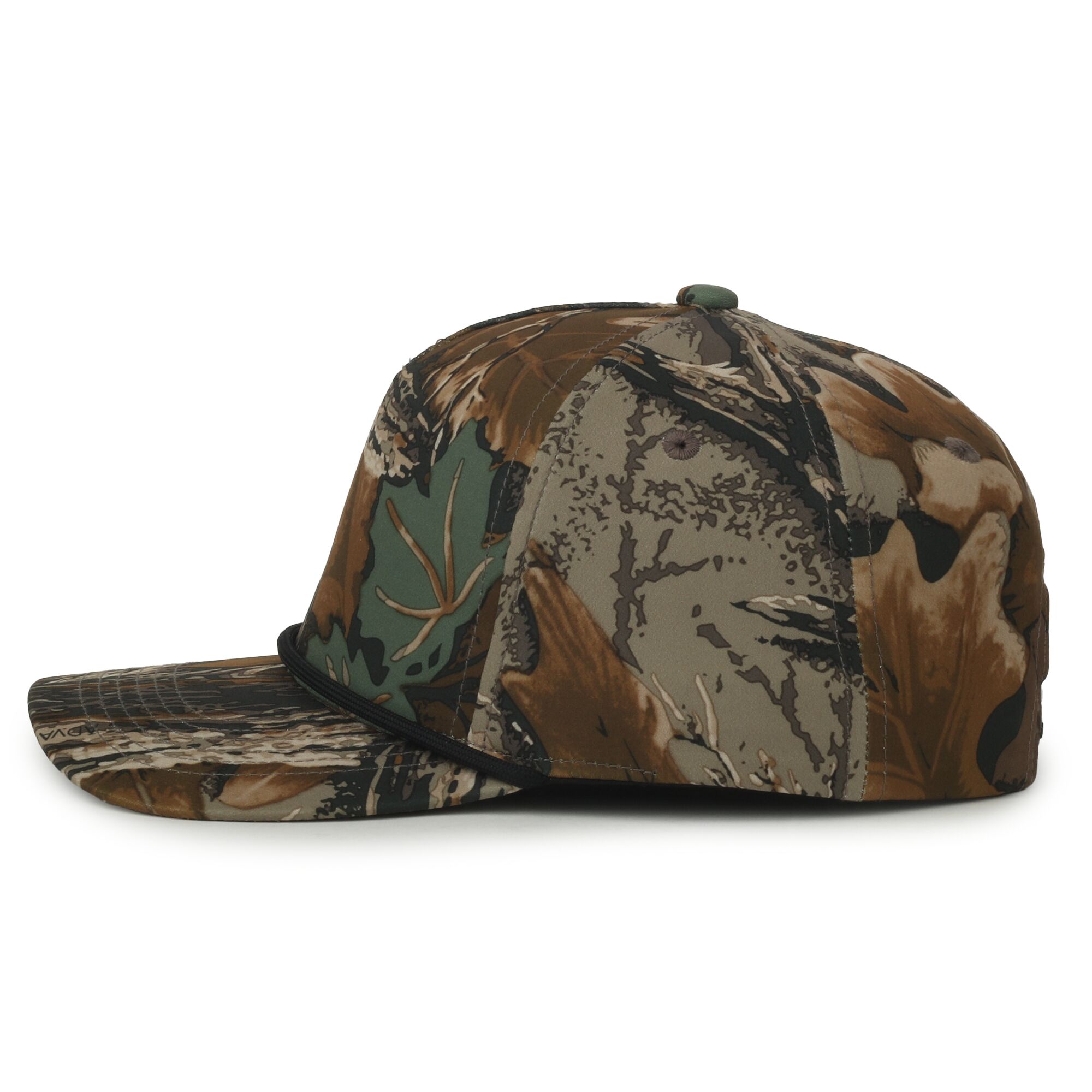 Camo Performance 5-Panel Cap w/Cord 1