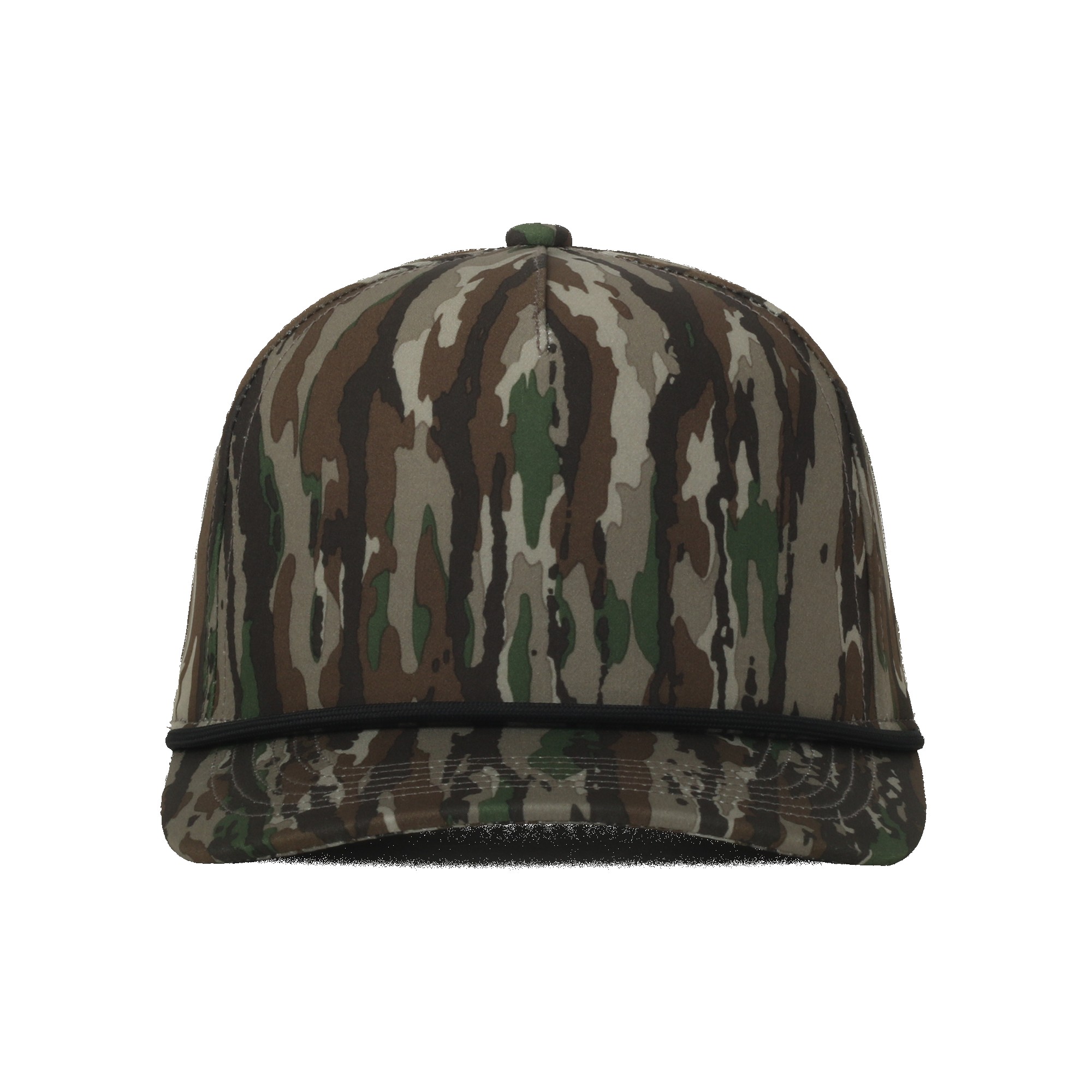 Camo Performance 5-Panel Cap w/Cord 1