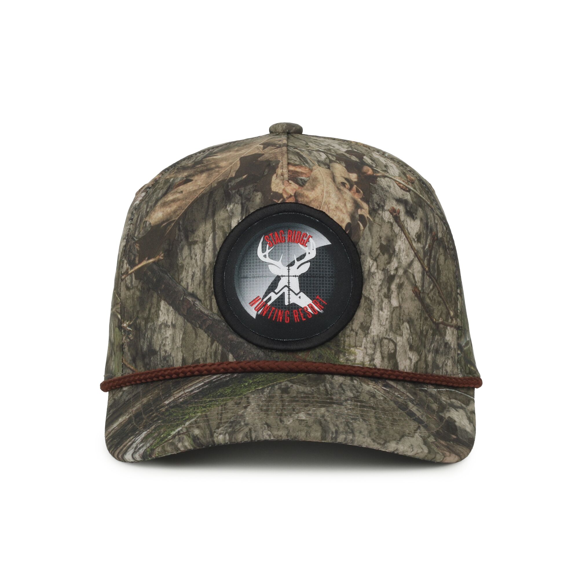 Camo Performance 5-Panel Cap w/Cord 1
