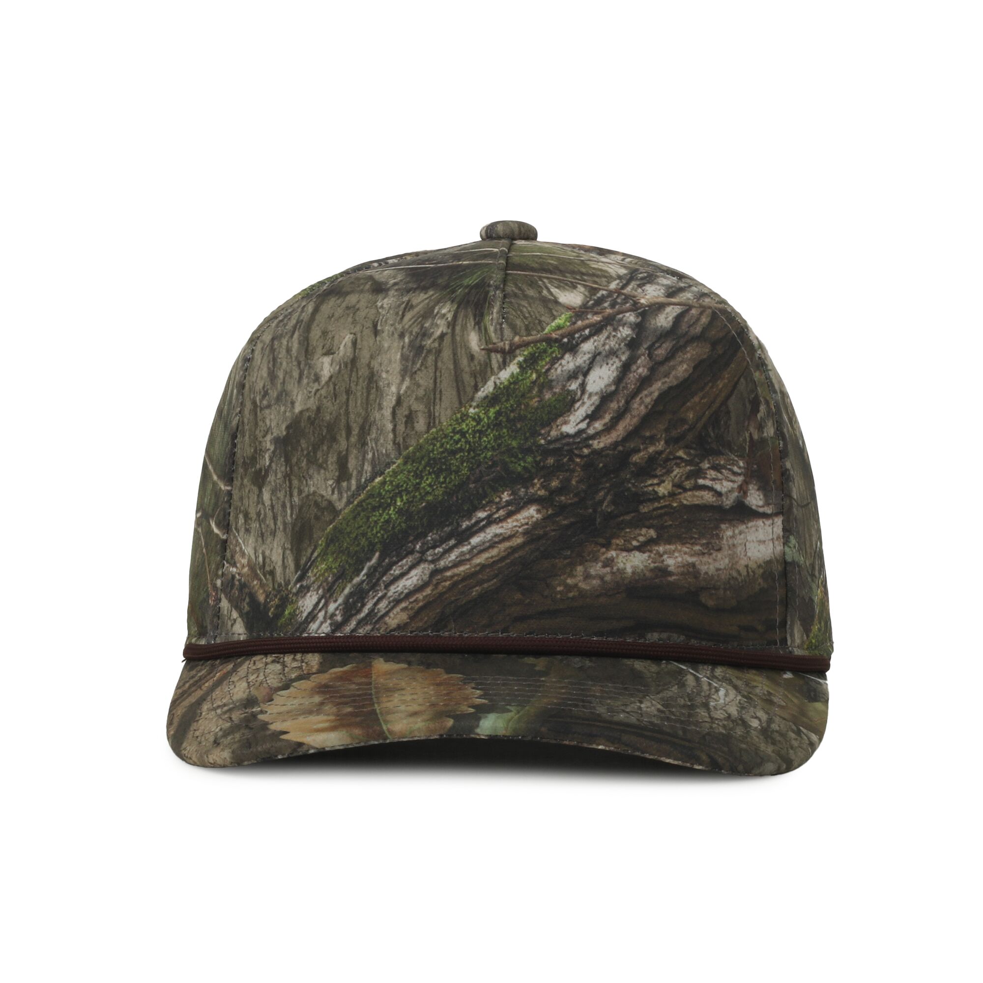 Camo Performance 5-Panel Cap w/Cord 1
