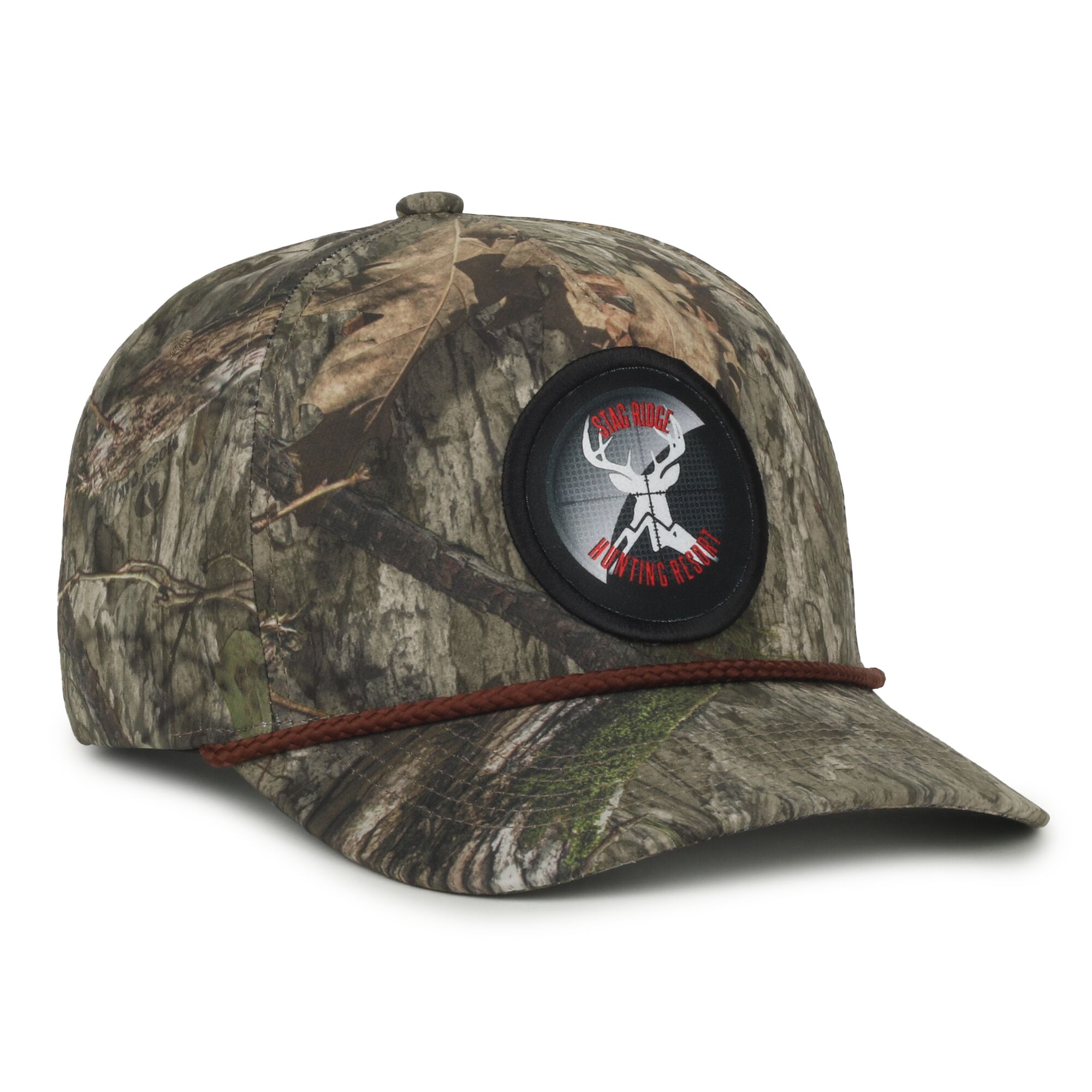 Camo Performance 5-Panel Cap w/Cord 1