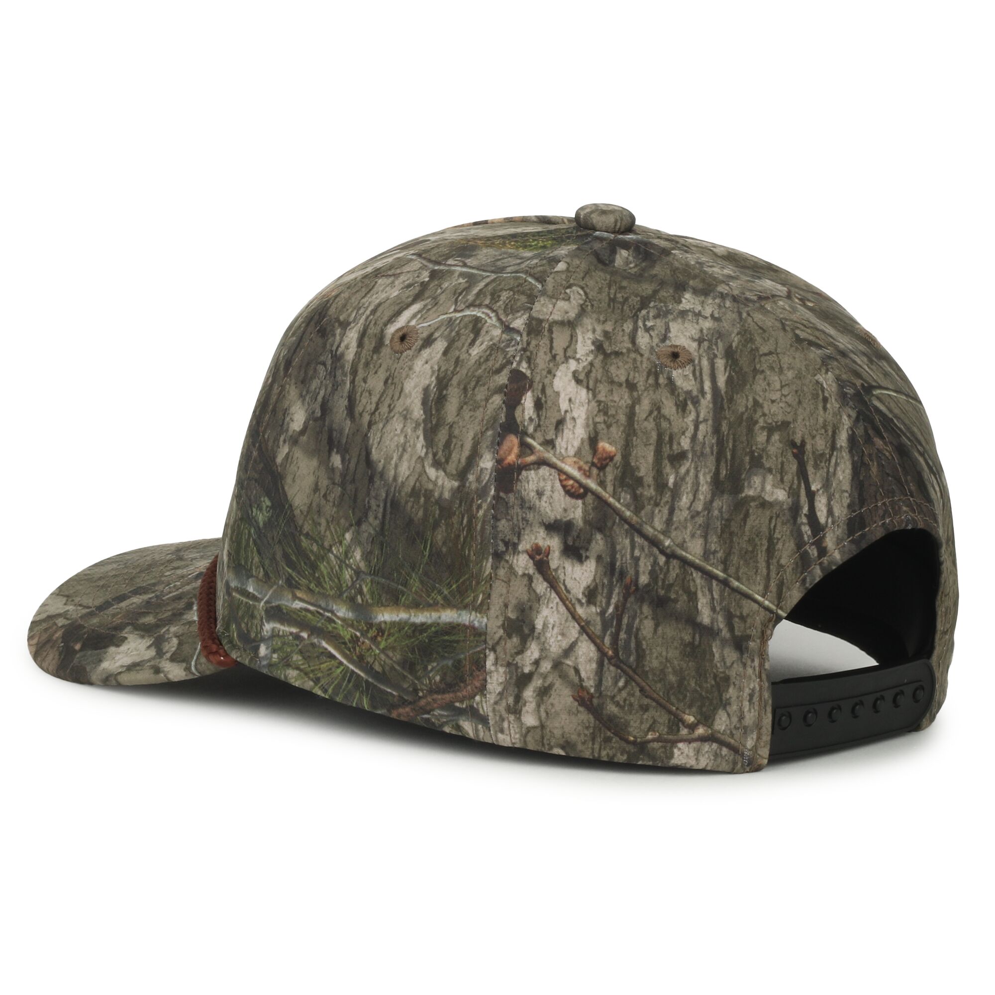Camo Performance 5-Panel Cap w/Cord 1