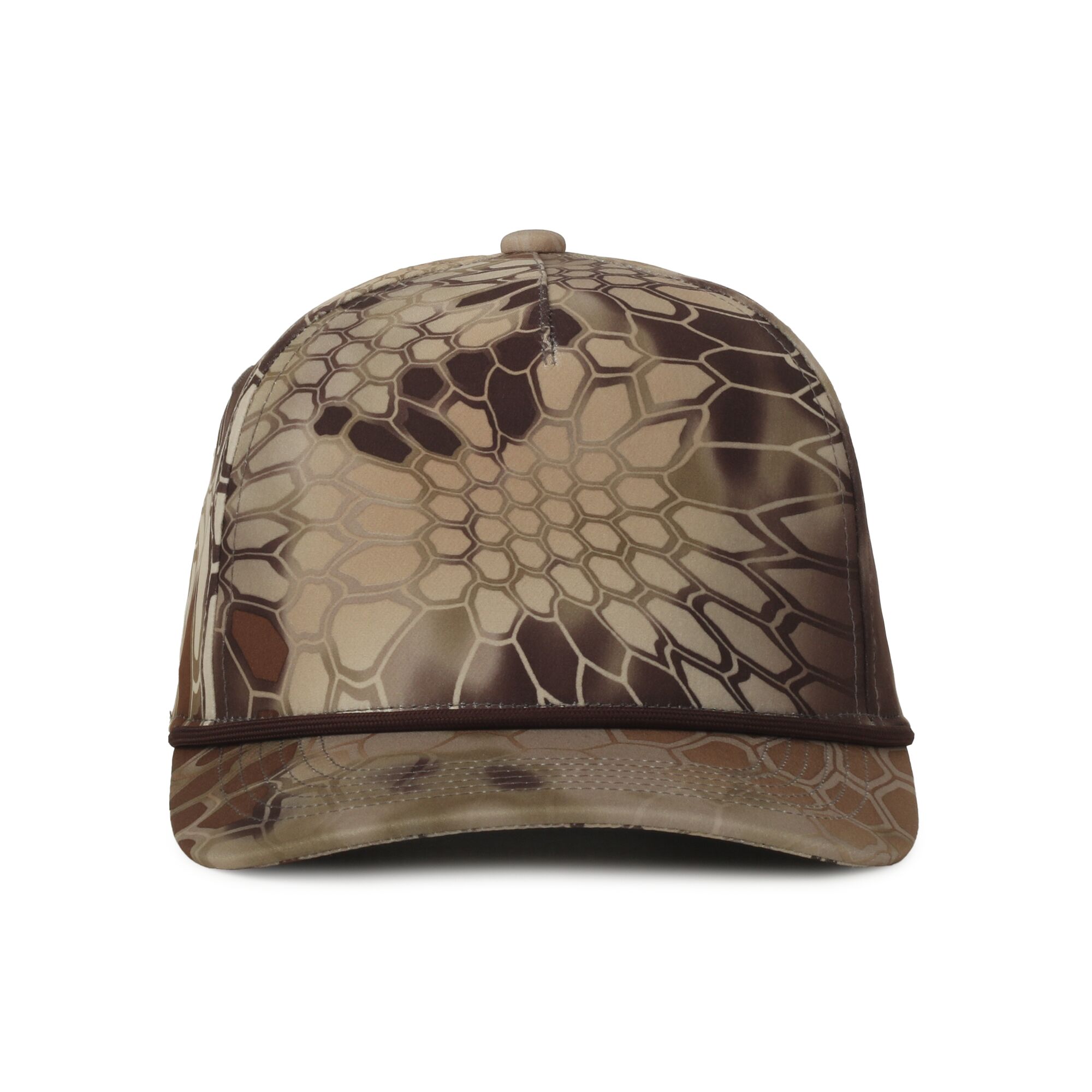 Camo Performance 5-Panel Cap w/Cord 1