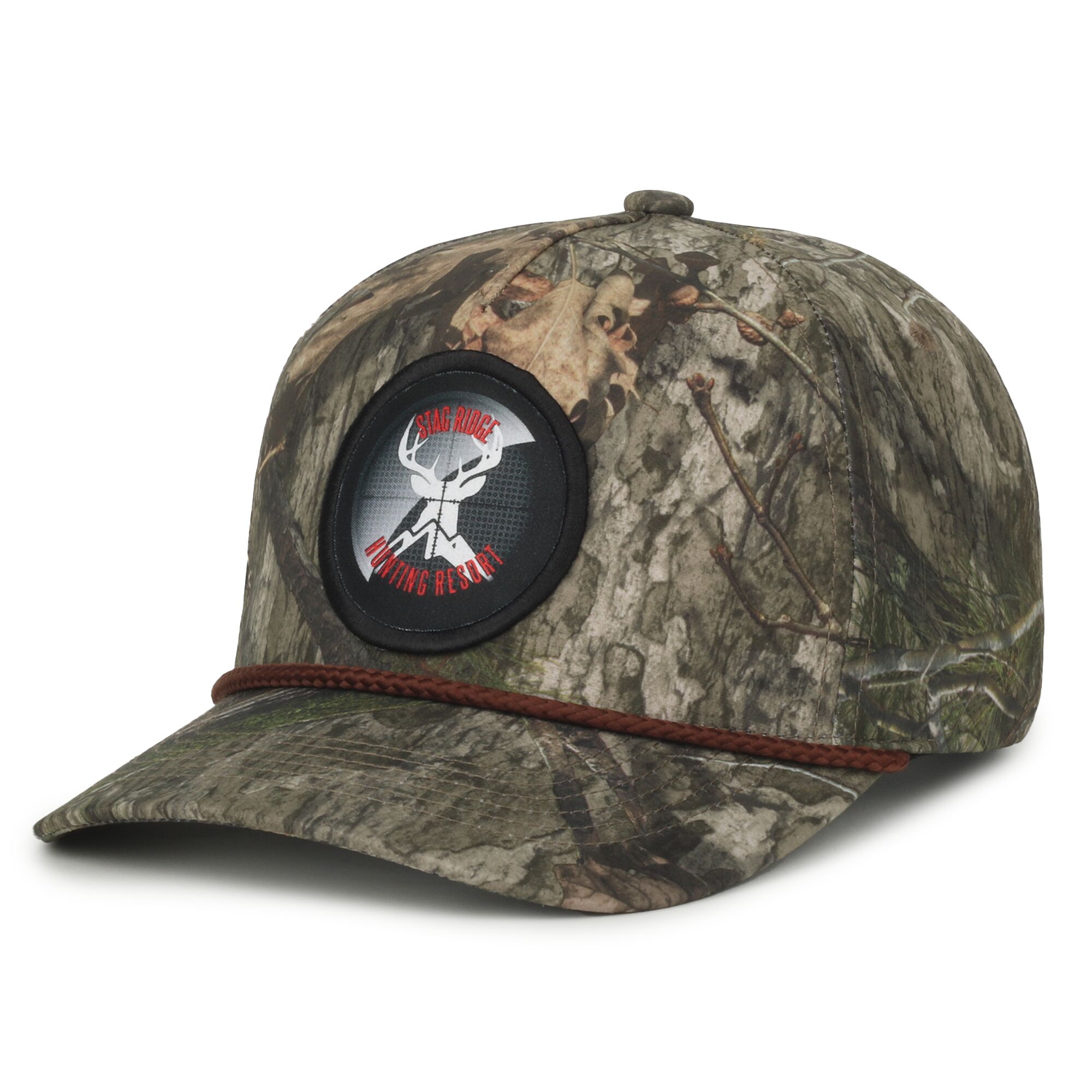 Camo Performance 5-Panel Cap w/Cord 1