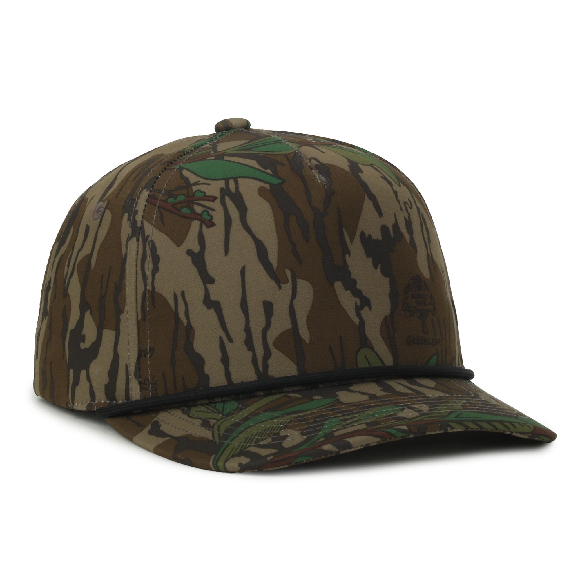 Camo Performance 5-Panel Cap w/Cord 1