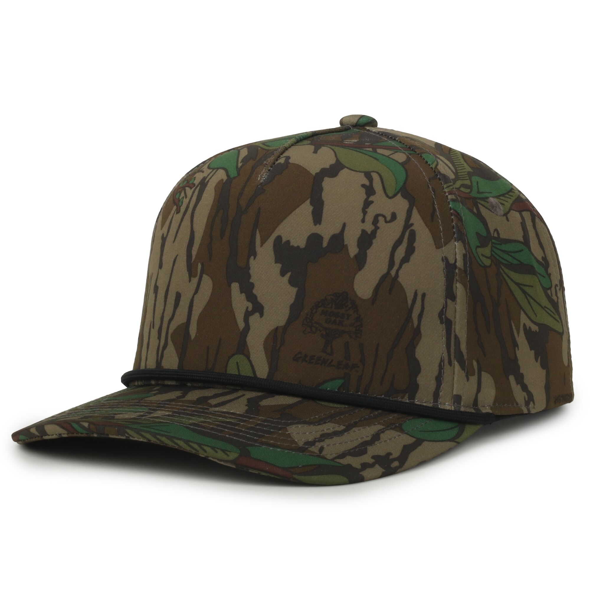 Camo Performance 5-Panel Cap w/Cord 1