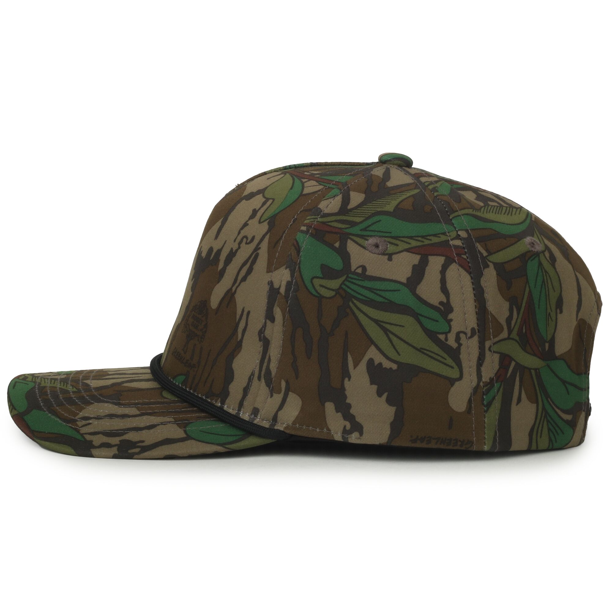 Camo Performance 5-Panel Cap w/Cord 1
