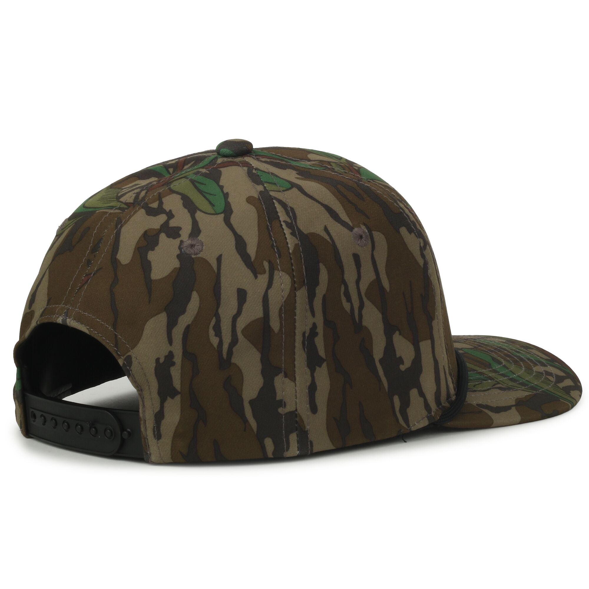 Camo Performance 5-Panel Cap w/Cord 1