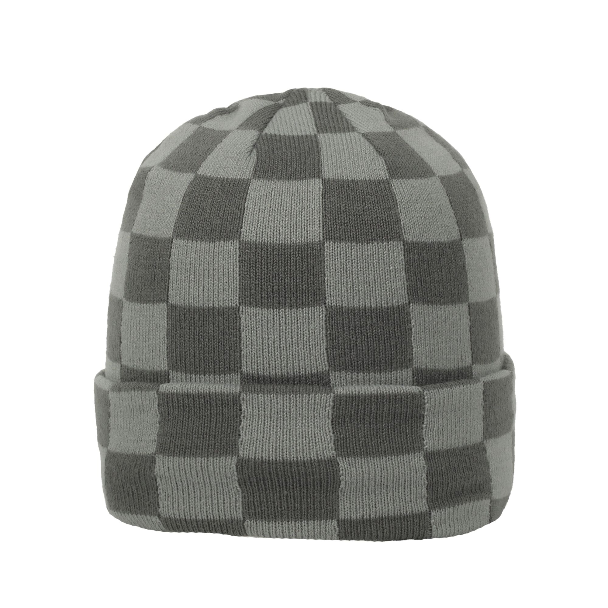 Checkered Watch Cap 1