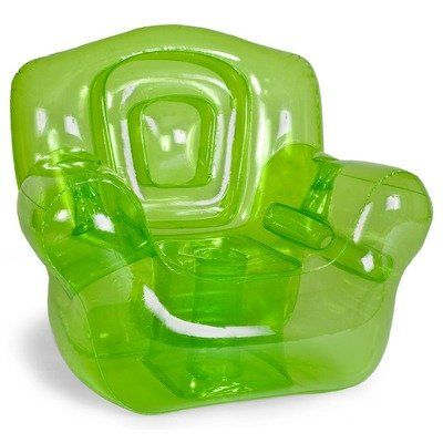 Green Inflatable Chair ( 41"W x 38"H x 35"D) 1 Green Inflatable Chair ( 41"W x 38"H x 35"D) 1