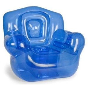 Blue Inflatable Chair (41"W x 38"H x 35"D) 1 Blue Inflatable Chair (41"W x 38"H x 35"D) 1