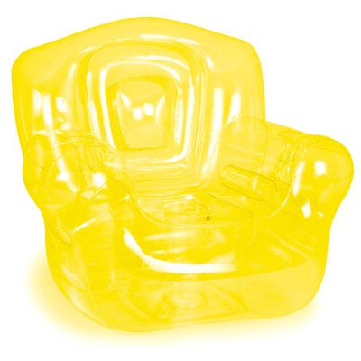 Yellow Inflatable Chair (41"W x 38"H x 35"D) 1 Yellow Inflatable Chair (41"W x 38"H x 35"D) 1