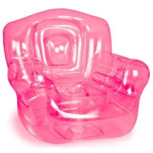Pink Inflatable Chair (41"W x 38"H x 35"D) 1 Pink Inflatable Chair (41"W x 38"H x 35"D) 1