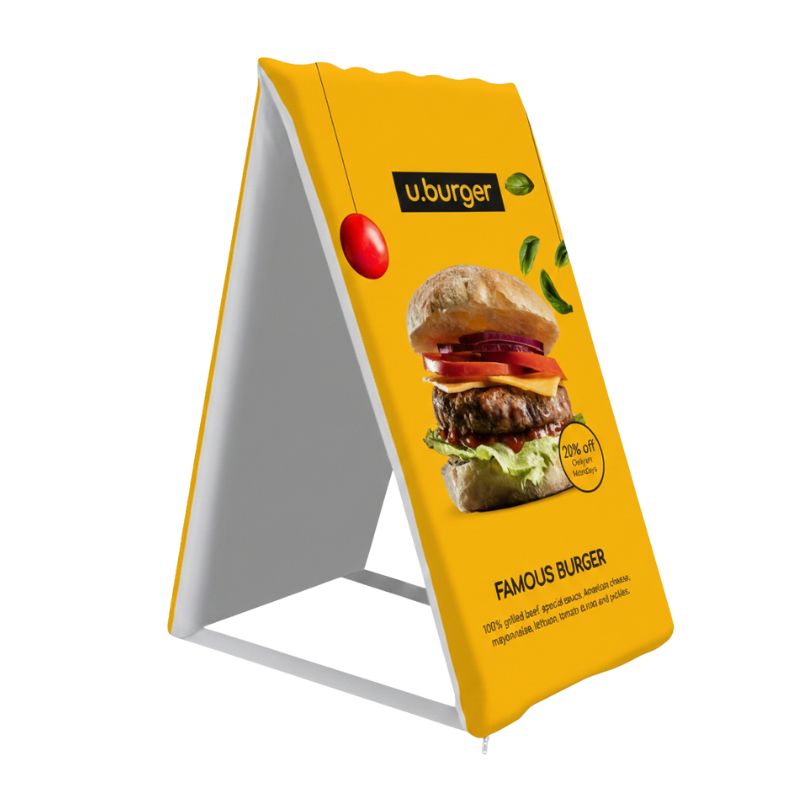 Aire Frame™ Inflatable A-Frame with Custom Advertising Sleeve- 19"W 1 Aire Frame™ Inflatable A-Frame with Custom Advertising Sleeve- 19"W 1