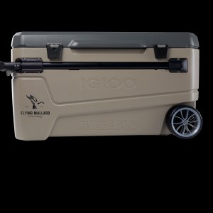 110 Qt. Igloo® Sportsman Sunset Glide Cooler (Sandstone/Carbonite) 1 110 Qt. Igloo® Sportsman Sunset Glide Cooler (Sandstone/Carbonite) 1