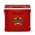 30 Qt. Igloo® Profile II Cooler - Red Star 30 Qt. Igloo® Profile II Cooler - Red Star