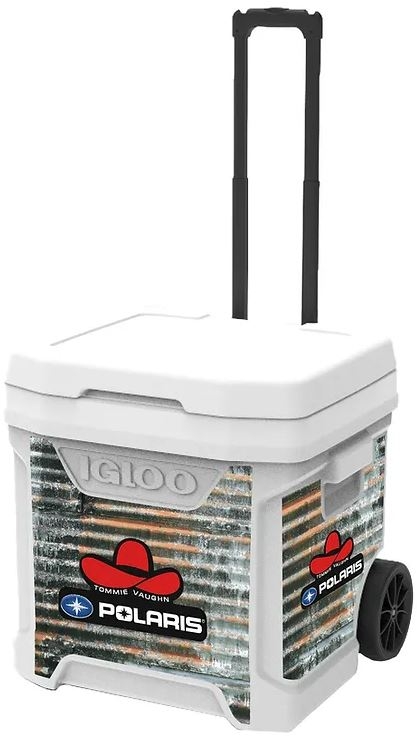 60 QT. Igloo® Ice Cube Roller Cooler (White) 1 60 QT. Igloo® Ice Cube Roller Cooler (White) 1