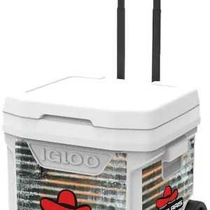 60 QT. Igloo® Ice Cube Roller Cooler (White) 1 60 QT. Igloo® Ice Cube Roller Cooler (White) 1