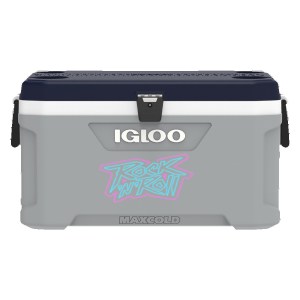 70 Qt. Igloo® Maxcold Latitude Cooler (Carbonite Gray/Aegean Sea) 1 70 Qt. Igloo® Maxcold Latitude Cooler (Carbonite Gray/Aegean Sea) 1