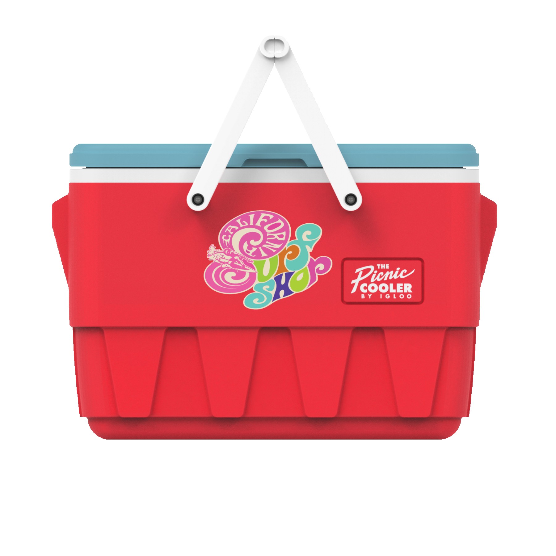 25 Qt. Igloo® Retro Picnic Basket Cooler 1