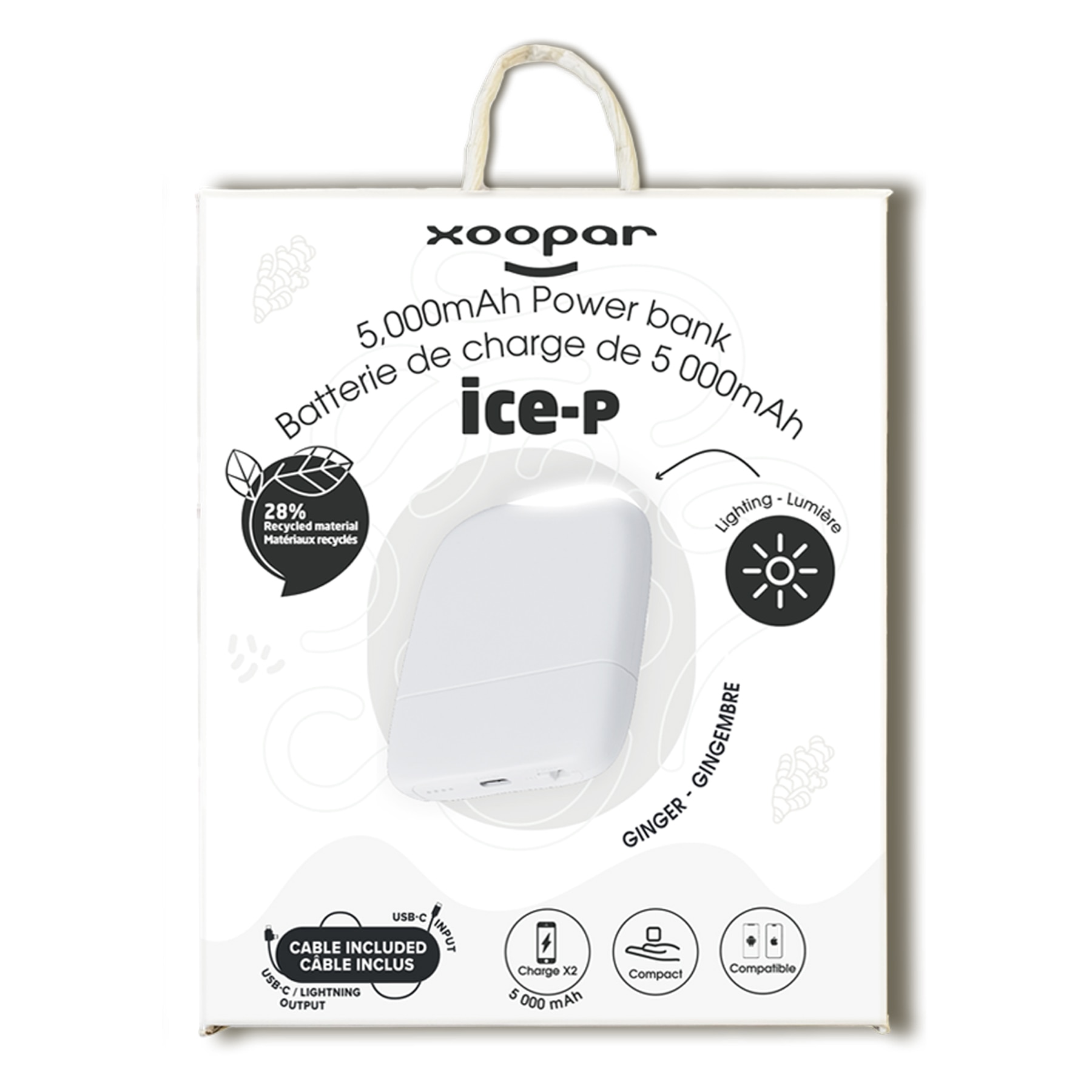 Xoopar ice-p 5,000mAh Power Bank 1