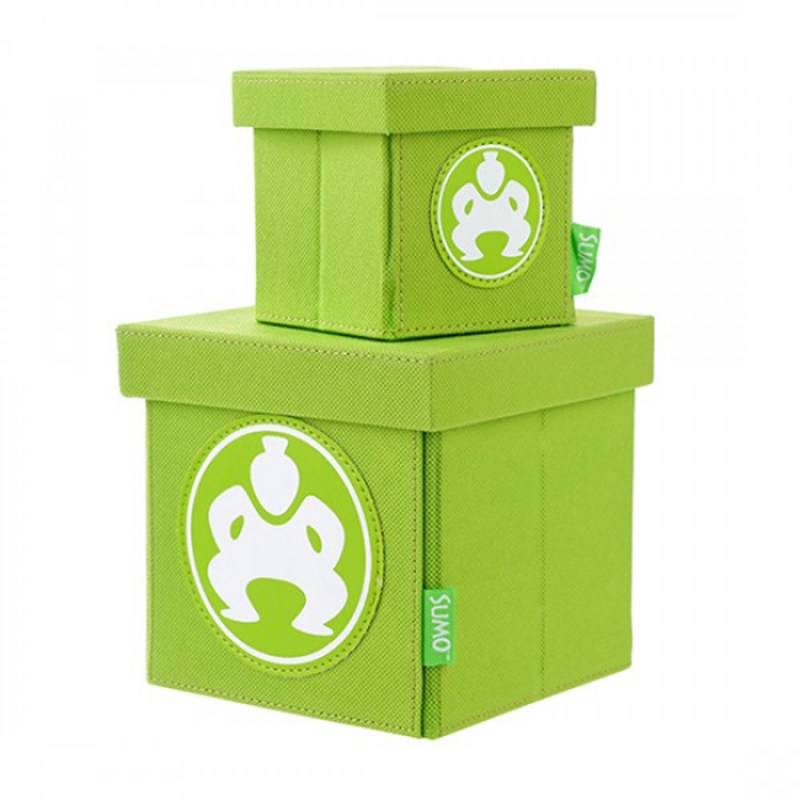Folding Desktop Cube - 4" Green 1 Folding Desktop Cube - 4" Green 1