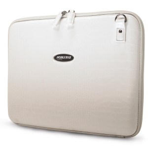 Portfolio - White Faux-Croc 1 Portfolio - White Faux-Croc 1