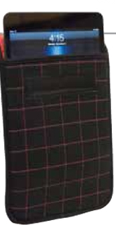 NeoGrid iPad Mini 7" Tablet Sleeve (black with Red Stitching) 1 NeoGrid iPad Mini 7" Tablet Sleeve (black with Red Stitching) 1