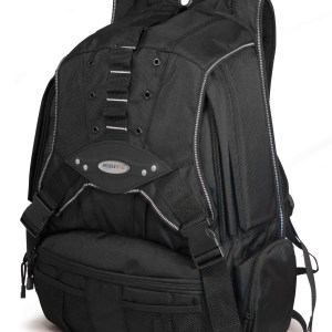 Premium Backpack - Black with Silver Trim 1 Premium Backpack - Black with Silver Trim 1
