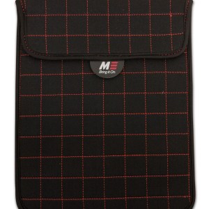 NeoGrid Tablet Sleeve (Black with Red Stitching) 1 NeoGrid Tablet Sleeve (Black with Red Stitching) 1