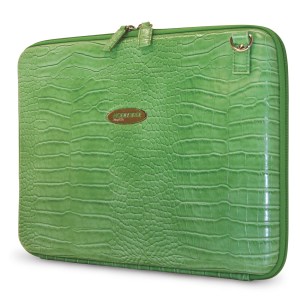 Portfolio - Green Faux Croc 1 Portfolio - Green Faux Croc 1