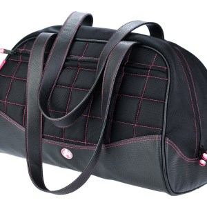 Sumo Duffel - Black with Pink Stitching - Medium 1 Sumo Duffel - Black with Pink Stitching - Medium 1