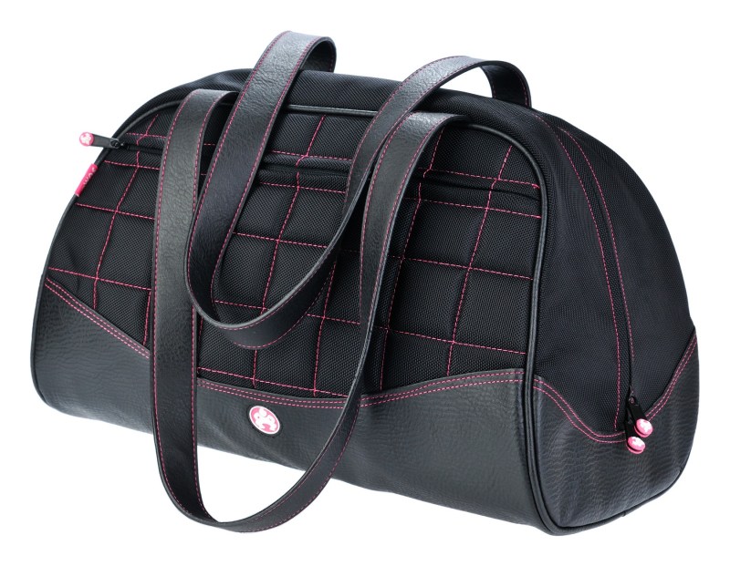 Sumo Duffel - Black with Pink Stitching - Medium 1 Sumo Duffel - Black with Pink Stitching - Medium 1