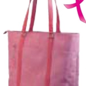 Pink Faux-Suede Tote 1 Pink Faux-Suede Tote 1