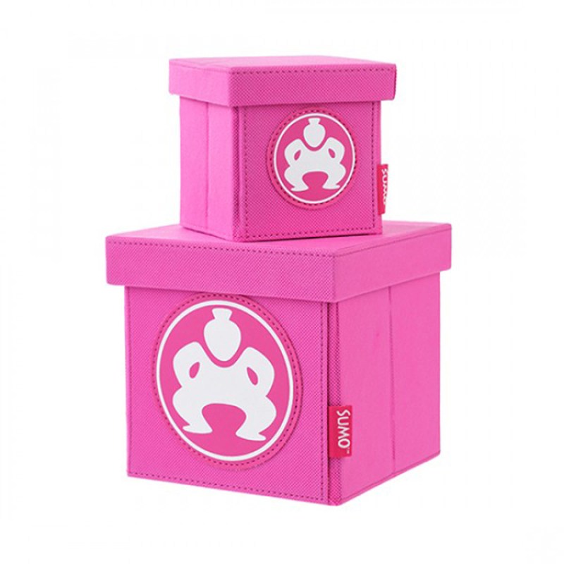 Folding Desktop Cube - 4" Pink 1 Folding Desktop Cube - 4" Pink 1
