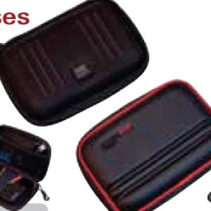 Portable Hard Drive/GPS Carrying Case (Black/Red) 1 Portable Hard Drive/GPS Carrying Case (Black/Red) 1