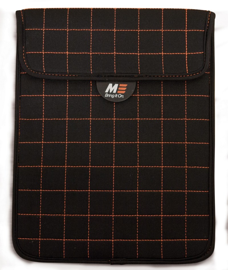NeoGrid Tablet Sleeve (Black with Orange Stitching) 1 NeoGrid Tablet Sleeve (Black with Orange Stitching) 1